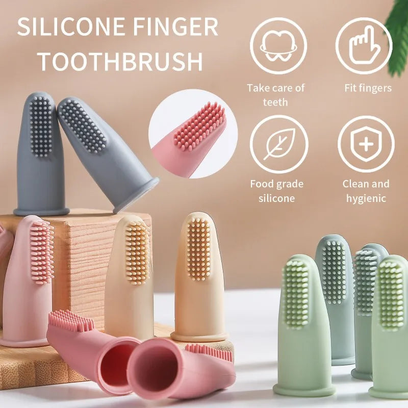 Dog and Cat Soft Pet Finger Toothbrush